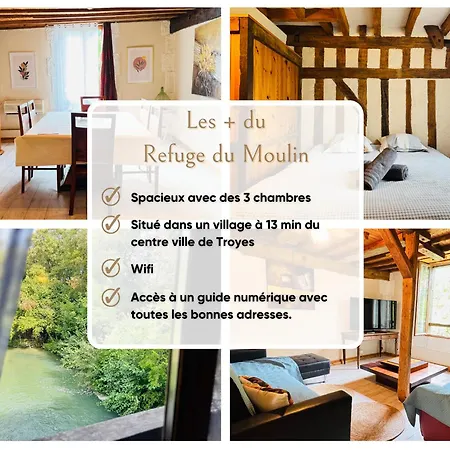 Apartment Le Refuge Du Moulin - Spacieux & Wifi *